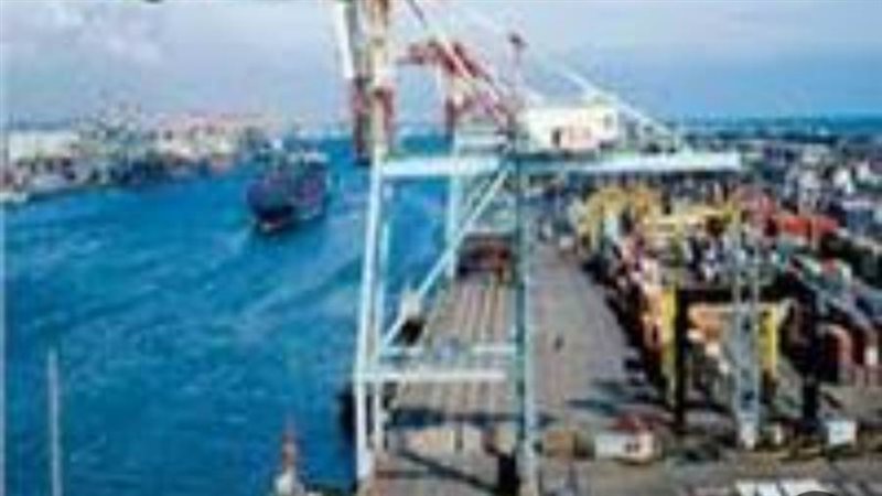 جانب من ميناء الإسكندرية