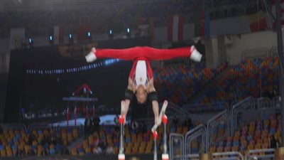 تأهل 4 لاعبين مصريين لنهائي كأس العالم للجمباز الفني بمصر