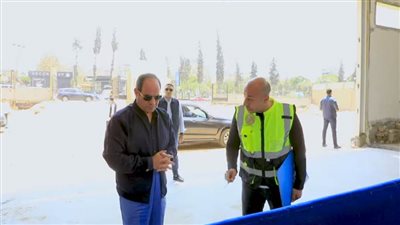 تفقد الرئيس السيسي لأسواق 