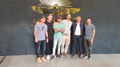 فرقة باك ستريت بويز تزور المتحف القومى للحضارة