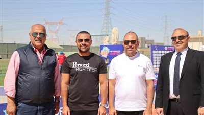 حسني والعقاد يؤازران منتخب الرماية المصري قبل انطلاق منافسات التِراب في بطولة كأس العالم لرماية الخرطوش