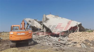 كفر الشيخ: إزالة 46 حالة تعد على مساحة 34 فدانًا  