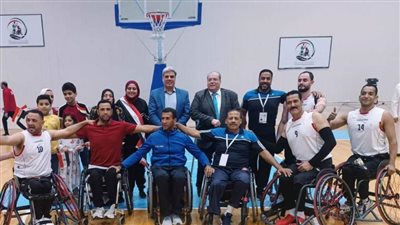 مصر تتوج بلقب البطولة العربية لكرة السلة للكراسي المتحركة بعد الفوز على الكويت