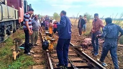 مصرع عامل دهسًا أسفل عجلات قطار روسي بسوهاج 