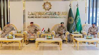 أمين عام التحالف الإسلامي العسكري لمحاربة الإرهاب يستقبل مدير الاستخبارات العسكرية العراقية