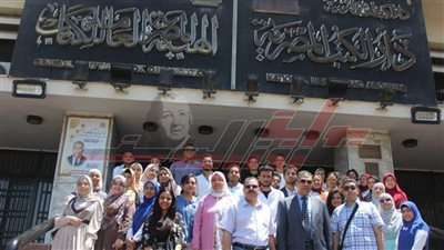 طلاب آثار سوهاج في زيارة لدار الكتب والوثائق القومية