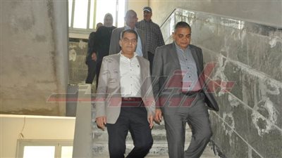 رئيس جامعة كفر الشيخ يتفقد أعمال إنشاءات مبنى العيادات الخارجية والتعليم الطبي