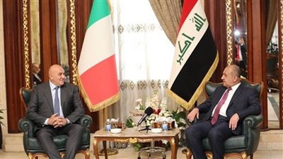 العراق وإيطاليا يبحثان سبل تعزيز العلاقات المستقبلية بين البلدين
