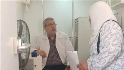 الكشف على ١٢٢٠ حالة بالقافلة الطبية بمدرسة أبوسلاية ضمن مبادرة 