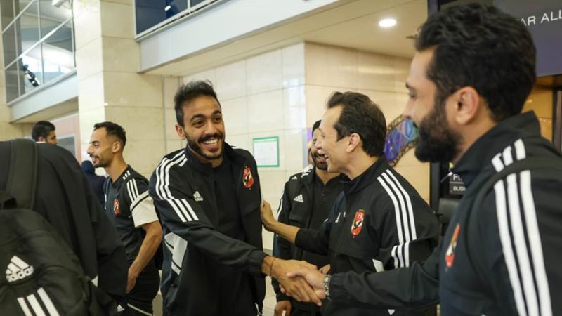 جانب من وصول بعثة