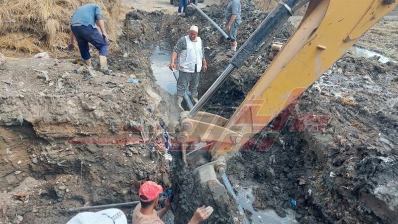 استكمال مشروع الصرف