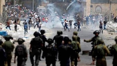 مواجهات بين الفلسطينيين والاحتلال الإسرائيلي في بيت لحم