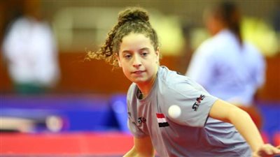 هنا جودة تتوج ببطولة أفريقيا لتنس الطاولة على حساب دينا مشرف