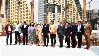 مساعد الأمين العام للأمم المتحدة يقوم بجولة في مشروعات العاصمة الإدارية الجديدة