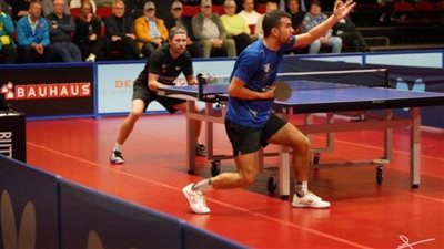 محمود أشرف حلمي ينافس مع فريق B75 على نهائي الدوري الدنماركي لتنس الطاولة