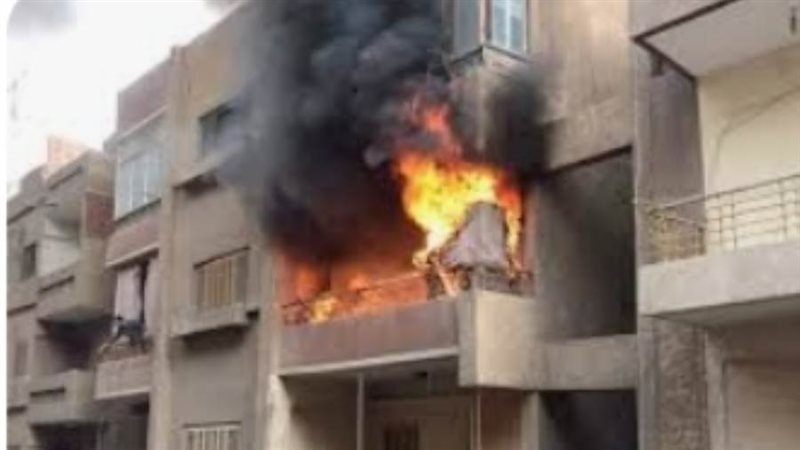 اندلاع حريق في شقة