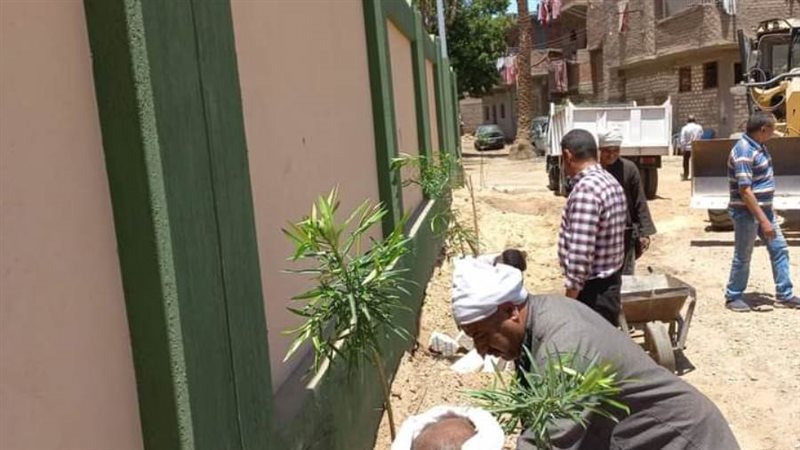 حملة تشجير بقرية