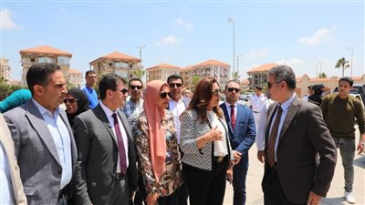محافظ دمياط تفتتح مشروعات في إطار احتفالات العيد القومي
