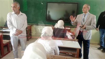 وكيل تعليم كفر الشيخ يتفقد لجان الامتحانات