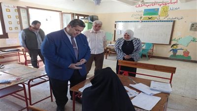 وكيل تعليم شمال سيناء يتابع سير امتحانات نهاية العام الدراسي 
