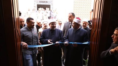 رئيس جامعة الأزهر ووزير الأوقاف يفتتحان مسجدَ كلية التربية جامعة الأزهر بالقاهرة