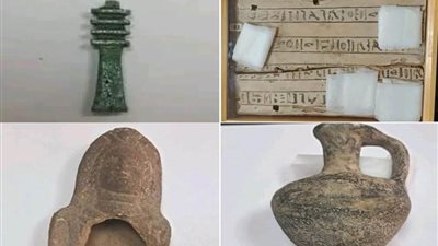 عاجل.. الخارجية تسلم 4 قطع أثرية مُستردة من إيطاليا إلى وزارة السياحة والآثار