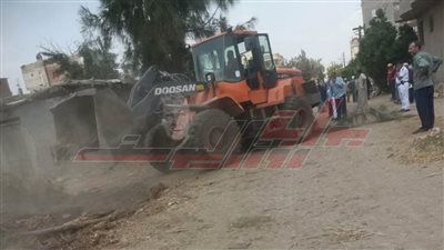 كفر الشيخ تزيل 14 حالة تعدٍ على أملاك الدولة ضمن الموجة 21 