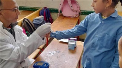 فحص 20 ألف طالب خلال أبريل الماضي بالمنيا ضمن المبادرة الرئاسية لاكتشاف وعلاج أمراض سوء التغذية