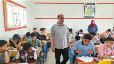 انتظام سير امتحانات الفصل الدراسي الثاني لصفوف النقل بالبحيرة