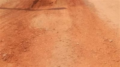 وضع تربة زلطية بشارع أنور البارودي بالوادي الجديد تمهيدا لرصفه