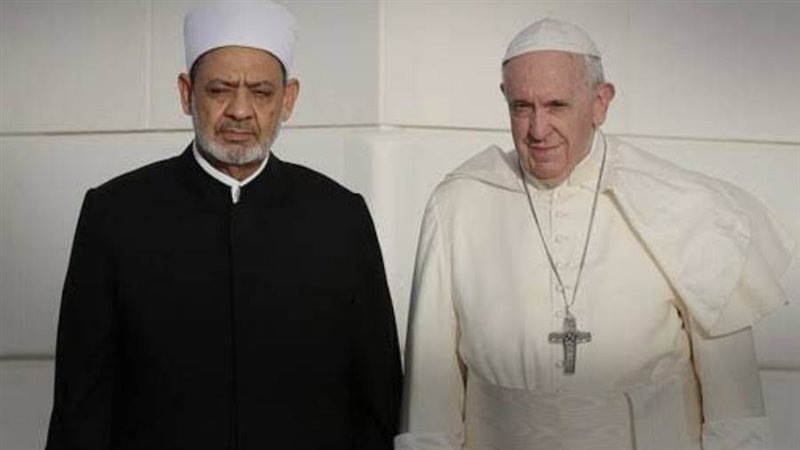 شيخ الأزهر وبابا