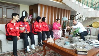 السفير المصري في تايلاند يستضيف بعثة المواي تاي على هامش بطولة العالم للكبار 