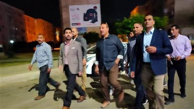 جولة مسائية لرئيس جهاز النوبارية الجديدة لمتابعة أعمال التطوير  الجارية