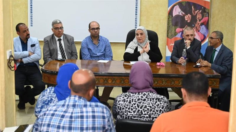 وزيرة التضامن تزور