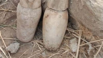 كشف أثري جديد.. العثور على أوانٍ وتماثيل أبناء الإله حورس ببني سويف