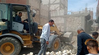 إزالة 32 حالة تعدٍ على أراضٍ زراعية وأملاك دولة بمركزي منفلوط والفتح بأسيوط