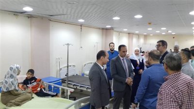 وكيل وزارة الصحة بالبحيرة في جولة تفقدية لمستشفى الأطفال التخصصي بأبوحمص