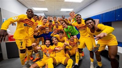 بالصور| برشلونة يواصل احتفاله بالفوز بالدوري الإسباني