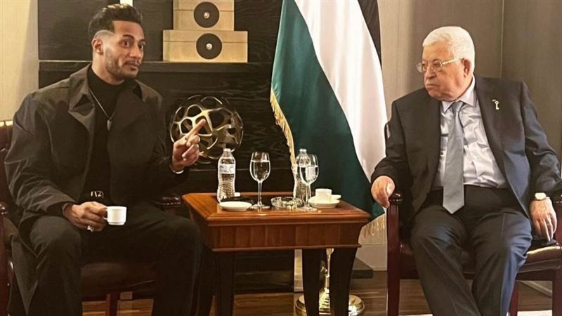 محمد رمضان مع الرئيس