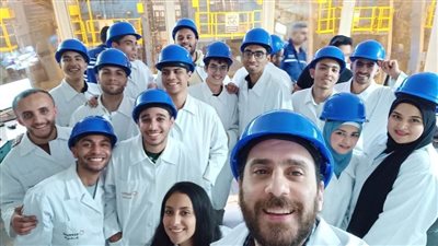 زيارة ميدانية لطلاب هندسة القناة إلى مصنع الصلب المسطح بالعين السخنة 