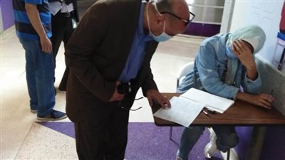 انطلاق ماراثون امتحانات الشهادة الإعدادية داخل اللجنة الخاصة بمستشفى سرطان الأطفال