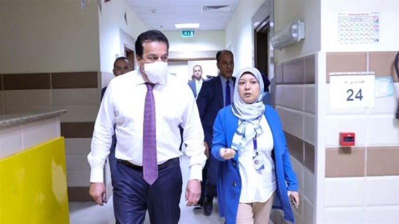 وزير الصحة بمستشفى
