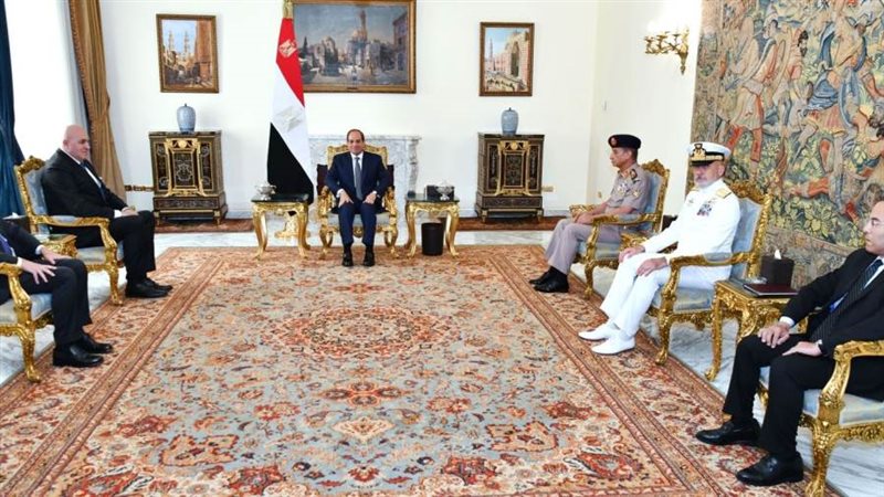 استقبال الرئيس السيسي