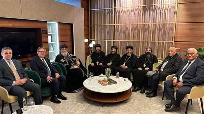 البابا تواضروس يصل