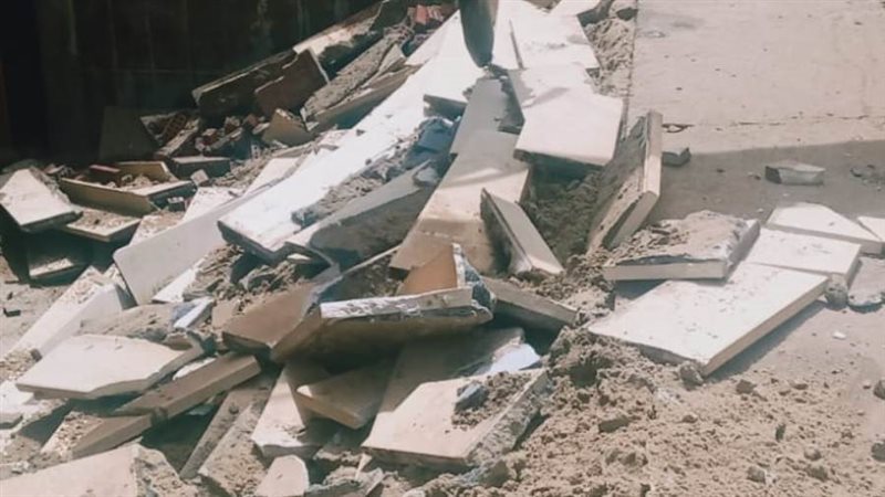 إزالة 34 حالة تعدي