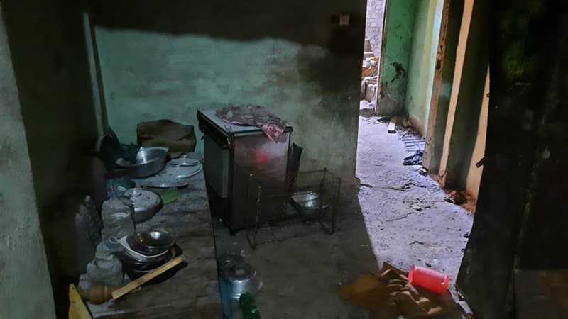 جانب من الحريق