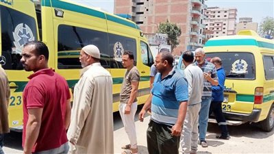 إصابة شخص في حادث تصادم بمفارق الزقازيق في بنها