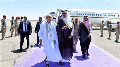 رئيس جمهورية موريتانيا يصل المدينة ‎المنورة