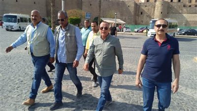 وزيري يتفقد معبد بن عزرا وحصن بابليون ومنطقة سور مجري العيون