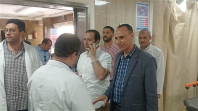 وكيل وزارة الصحة يتابع الأعمال الجارية بمستشفى بدر المركزي الجديد